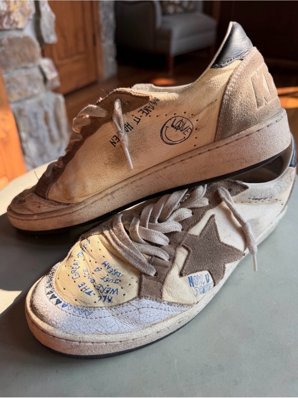 Authentic Golden Goose Super-Star Sneakers